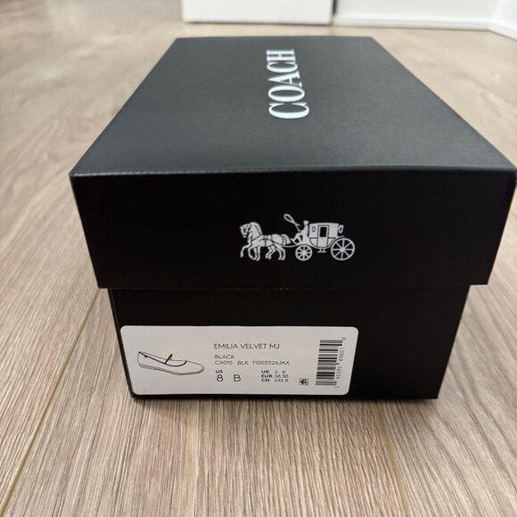 Coach Black Velvet Mary Jane - Picture 3 of 5